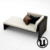 Dedon Slimline Lounge 001 UE4