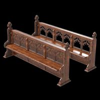 Gothich Church Bench
