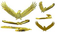 3D STL Eagle - Kartal Bas-Relief