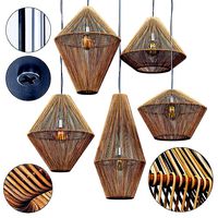 Lamp cone rattan n11
