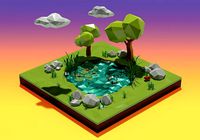 Lake low poly