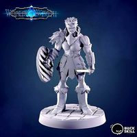 Yevelda P1 - Halforc Fighter Idle | 3D
