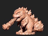 GODZILLA LIGHT FIXTURE | 3D