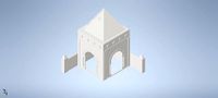 Capilla posa de Huejotzingo | 3D