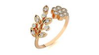 Flower High Jewelry Cocktail Ring 3dm stl renders details  | 3D