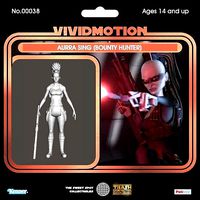 Aurra Sing Star Wars custom action figure Kenner 100mm | 3D