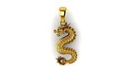 Cute dragon pendant | 3D