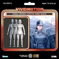 Female Imperial Officer Star Wars action figures Kenner 100mm | 3D