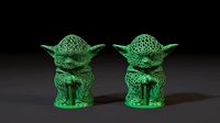 Yoda voronoi | 3D