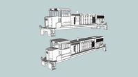 MK1500D MK1200G HO Locomotive Shells | 3D