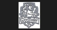 Logo Gryffindor House Hogwarts | 3D