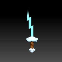LIGHTNING SWORD ADVENTURE TIME | 3D