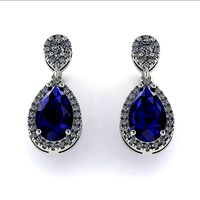 Earrings for engagement party Model 1720 | 3D