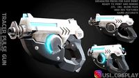 Tracer Pulse Gun for Cosplay | 3D