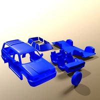 TOYOTA 4RUNNER 1992 PRINTABLE CAR | 3D
