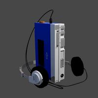 Retro Music Tape Player