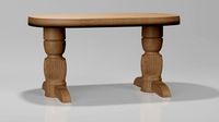 Wooden figured kitchen table