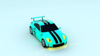 Nissan 350Z low poly game ready Low-poly Free low-poly