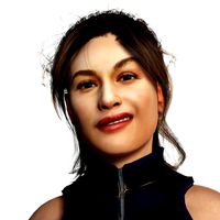 Olga Kurylenko 3D Rigged model ready for animation