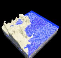 Minecraft Dynamic Sea and Desert Landscape