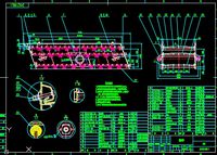 3YK2160 type circular vibrating screen set drawing