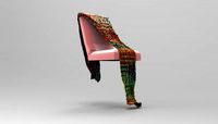 Piece of cloth on an chair