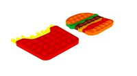 Fast Food Pop It Fidget Toys Set