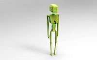 Cute anthropomorphic robot
