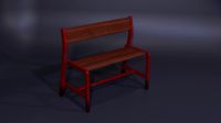 Bench red
