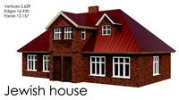 Country background house 19-20 century