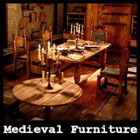 Medieval Furniture / 150+ Variations