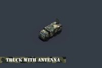Kamaz Truck With Antenna