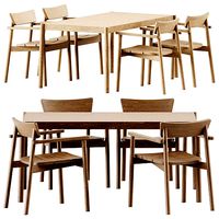 Citizen Dining Table by EMKO and Pevero Chair by Unopiu