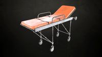 Ambulance Stretcher - Low Poly