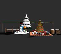 Snowy Decor Bundle