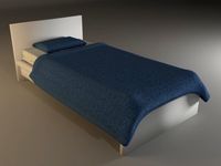 Malm bed 3D Model