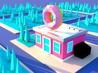 Cute cartoon donutshop