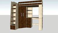 Camarote Closet Litera con Escritorio
