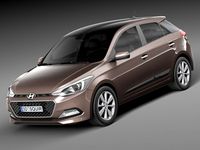 Hyundai i20 2015 3D Model