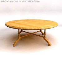 Table 002 3D Model