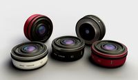 Nikkor 1 10mm lens 3D Model