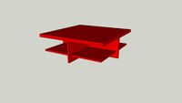 FLW Style Coffee Table