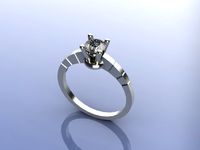 Engagement Ring 3D Model
