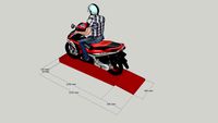 bàn nâng xe máy - bike table