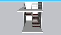 Escalera de dos tramos