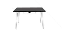 BUREAU VÉRA GRIS PERLE 120x70cm