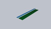 Batten C Channel Metal Roof