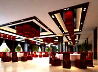 Restaurant Space 076 3D Model