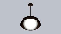Dome Pendant 20in Perforated
