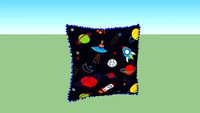 Almofada Pompom Space